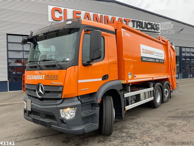 Vuilniswagen Mercedes-Benz Actros 2533 Terberg RosRoca 21m³