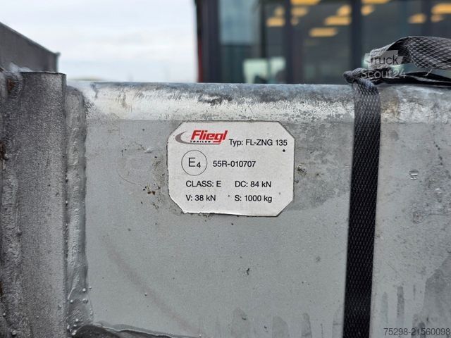 Open aanhangwagen met zeil FLIEGL TPS 118 / Durchladesystem