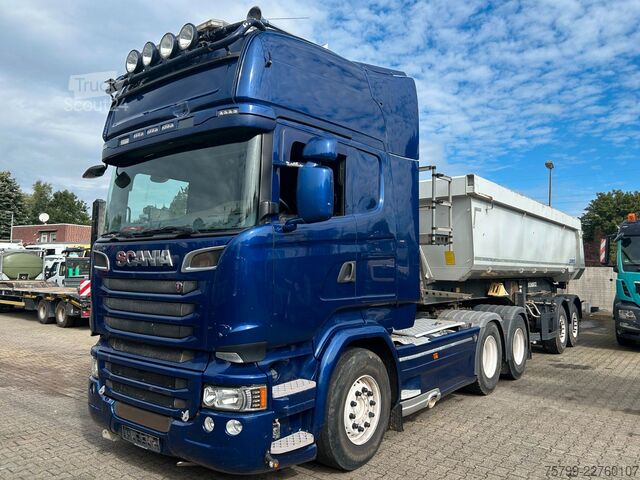 Tracteur routier standard SCANIA R 580 V8 SZM TOPLINE mit Hydrl. Pumpe 6x4