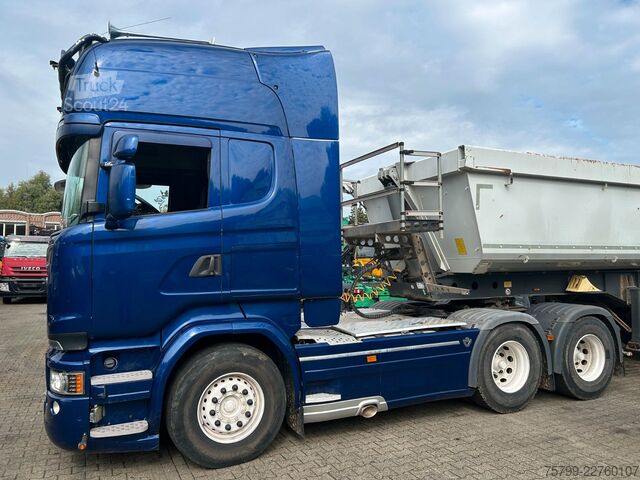 Tracteur routier standard SCANIA R 580 V8 SZM TOPLINE mit Hydrl. Pumpe 6x4