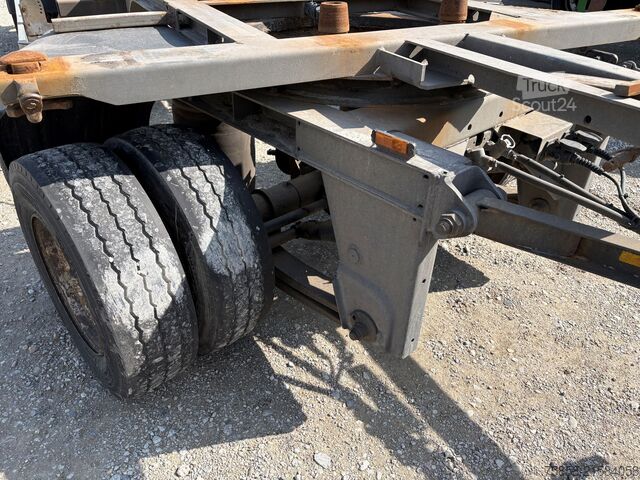 Swap-chassis trailer Sonstige Lafette Zwilling Verzinkt lange Bälge