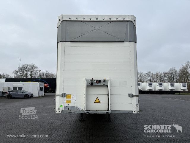 Open semitrailer with tarp Schmitz Cargobull Curtainsider Mega Getränke
