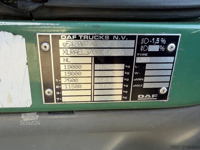 Schiebeplane DAF LF 260 LF 260.18 EURO6. 2020.  10295kg. 750x248...