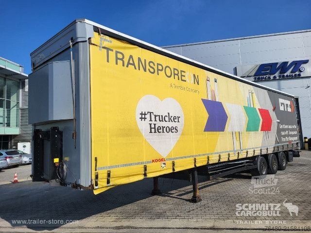 Otevřený návěs s plachtou Schmitz Cargobull Schiebeplane Papier