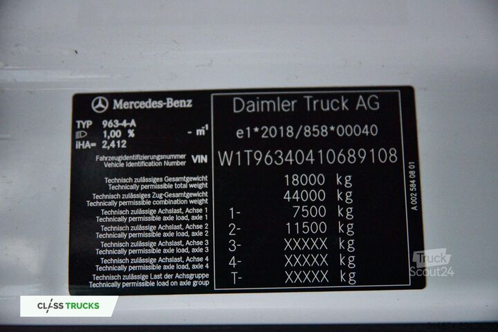 стандартний тракторний агрегат MERCEDES-BENZ Actros 5 1845 BigSpace