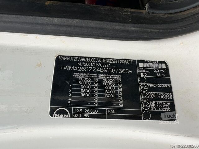Автокран MAN TGS 26.360 + PALFINGER PK 18001 -- 2X EXT. + RE...