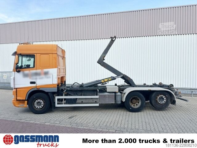 Āķa konteineru automašīna DAF AS105XF460 6x2, Intarder, Liftachse