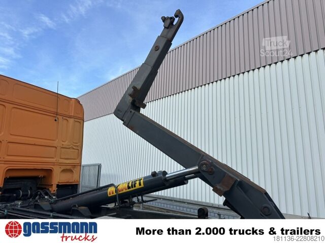 Āķa konteineru automašīna DAF AS105XF460 6x2, Intarder, Liftachse