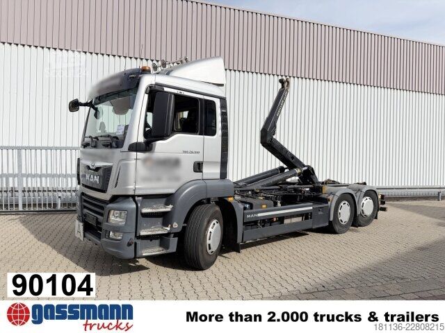 Abrollkipper MAN TGS 26.510 6x2-4 BL, Inatrder, Lenk-/Liftachse,