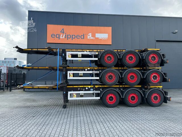 Transport de conteneurs Burg stack of 3x 2012 BURG 20FT ADR (EX/II, EX/III, ...