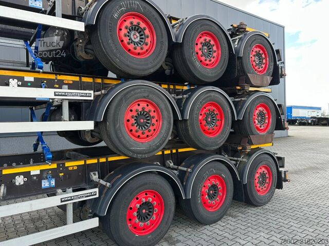 Transport de conteneurs Burg stack of 3x 2012 BURG 20FT ADR (EX/II, EX/III, ...