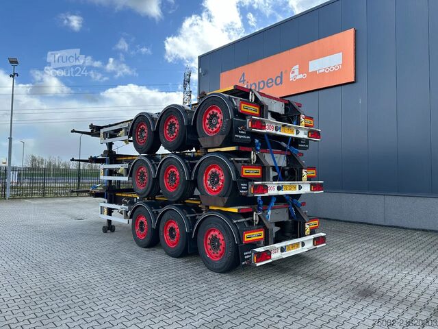 Transport de conteneurs Burg stack of 3x 2012 BURG 20FT ADR (EX/II, EX/III, ...