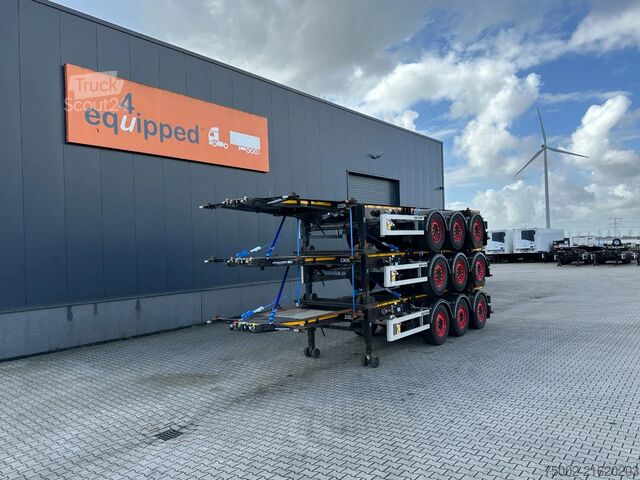 Transport de conteneurs Burg stack of 3x 2012 BURG 20FT ADR (EX/II, EX/III, ...