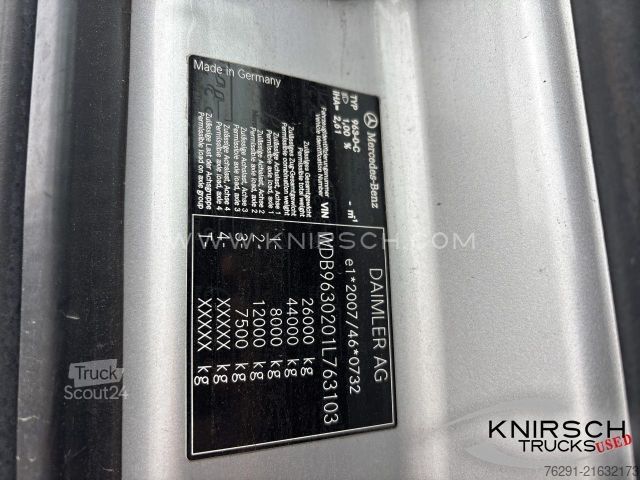 Roll-off tipper truck MERCEDES-BENZ Actros 2545 / Abrollkipper / MEILLER RK 20.70