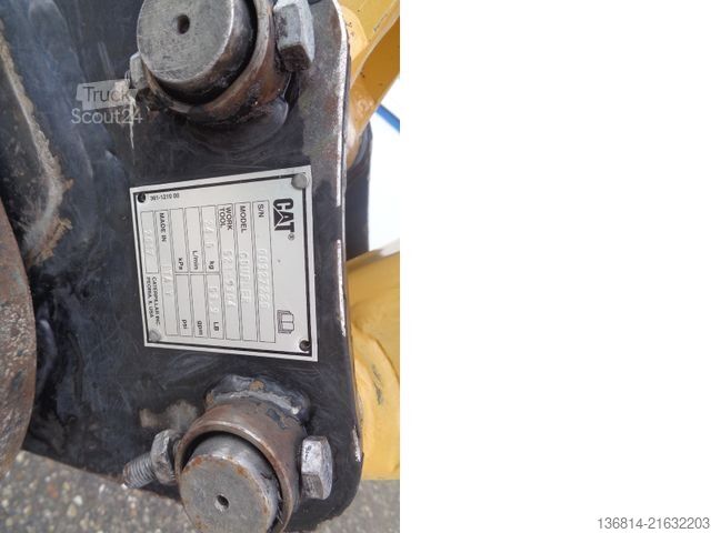 Minigraafmachine CATERPILLAR 301.7D SW + Schaufel