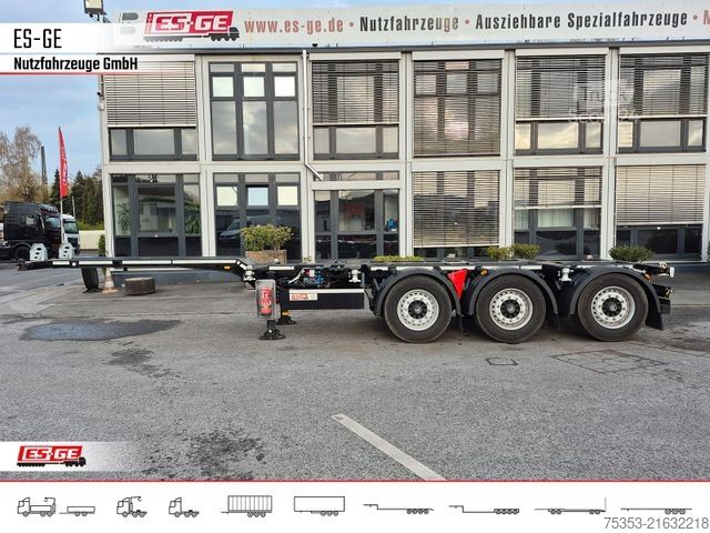 Swap body semitrailer KÖGEL PORT 45 TRIPLEX Containerchassis