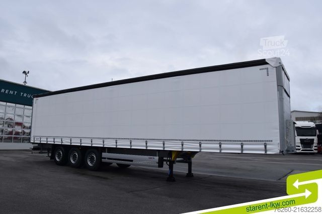 Open semitrailer with tarp SCHMITZ CARGOBULL Hubdach Liftachse XL u. Getränkezertifikat MIETE