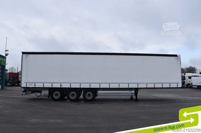 Open semitrailer with tarp SCHMITZ CARGOBULL Hubdach Liftachse XL u. Getränkezertifikat MIETE