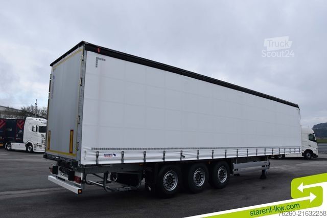 Open semitrailer with tarp SCHMITZ CARGOBULL Hubdach Liftachse XL u. Getränkezertifikat MIETE
