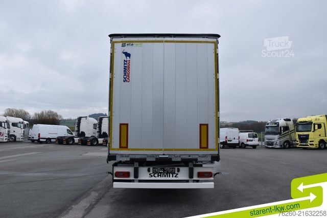 Open semitrailer with tarp SCHMITZ CARGOBULL Hubdach Liftachse XL u. Getränkezertifikat MIETE