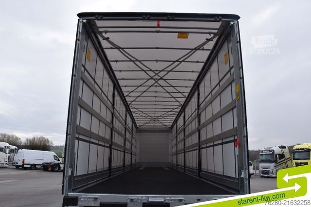 Open semitrailer with tarp SCHMITZ CARGOBULL Hubdach Liftachse XL u. Getränkezertifikat MIETE
