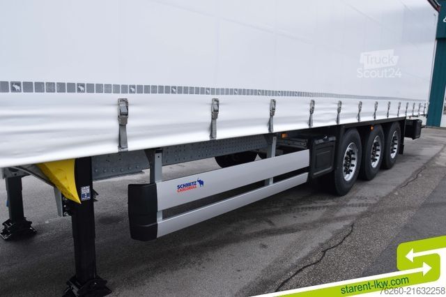 Open semitrailer with tarp SCHMITZ CARGOBULL Hubdach Liftachse XL u. Getränkezertifikat MIETE