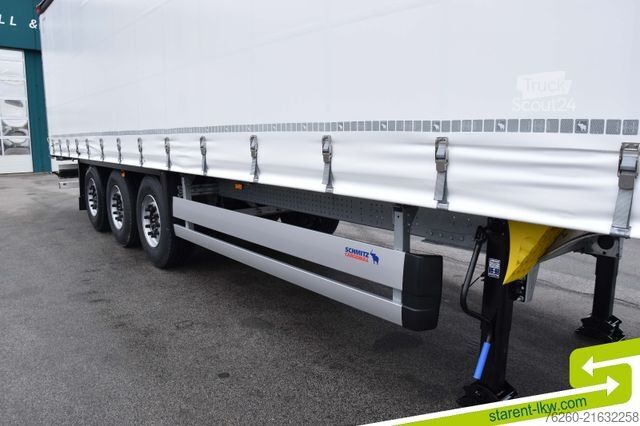 Open semitrailer with tarp SCHMITZ CARGOBULL Hubdach Liftachse XL u. Getränkezertifikat MIETE
