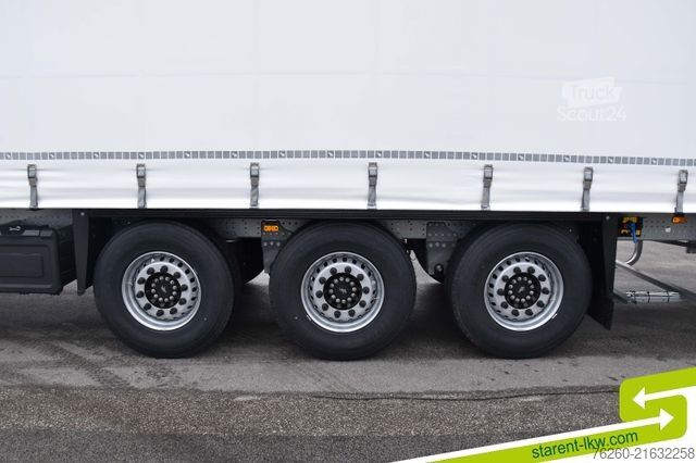 Open semitrailer with tarp SCHMITZ CARGOBULL Hubdach Liftachse XL u. Getränkezertifikat MIETE