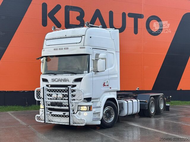 Кабина шасси Scania R 580 6x2 9 TON FRONT AXLE / RETARDER / DOUBLE ...