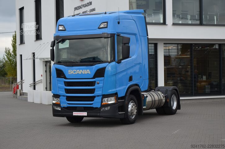 Standart çekici ünitesi Scania R 410 LNG / 2021r / ACC / NAVI / WAGA / LED / Z NIEMIEC / 1632