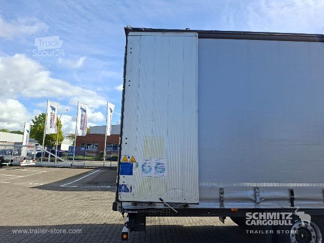 Open oplegger met zeil Schmitz Cargobull Curtainsider Mega Getränke