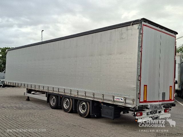 Open oplegger met zeil Schmitz Cargobull Curtainsider Mega Getränke