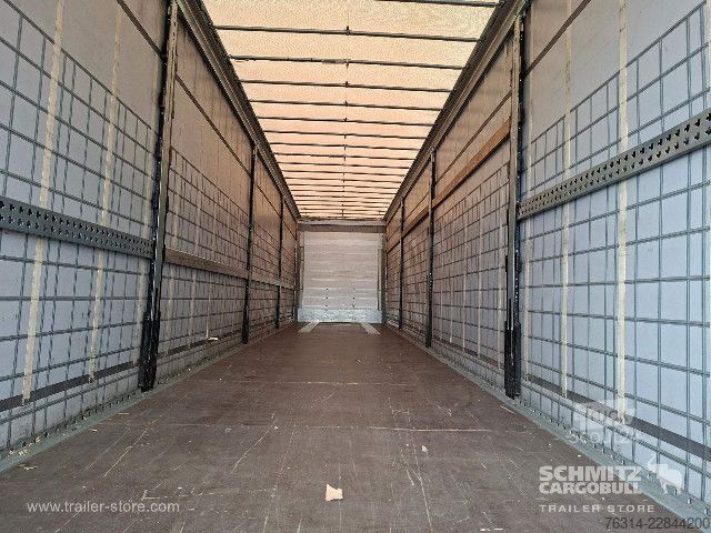 Open oplegger met zeil Schmitz Cargobull Curtainsider Mega Getränke