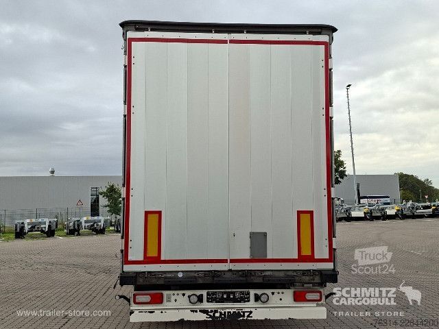 Open oplegger met zeil Schmitz Cargobull Curtainsider Mega Getränke