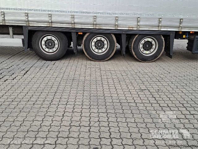 Open oplegger met zeil Schmitz Cargobull Curtainsider Mega Getränke