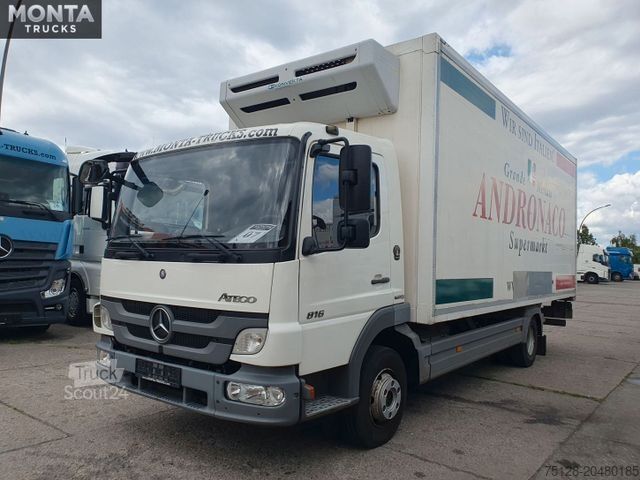 Ledusskapja furgons MERCEDES-BENZ Atego 816L, Kühlkoffer, Euro5, Klima, LBWTüv