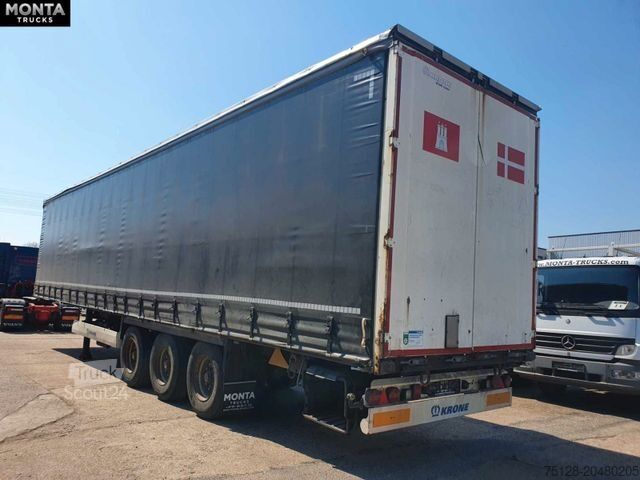 Открытый полуприцеп с тентом KRONE SD Planenauflieger, Edscha, Liftachse,BPW