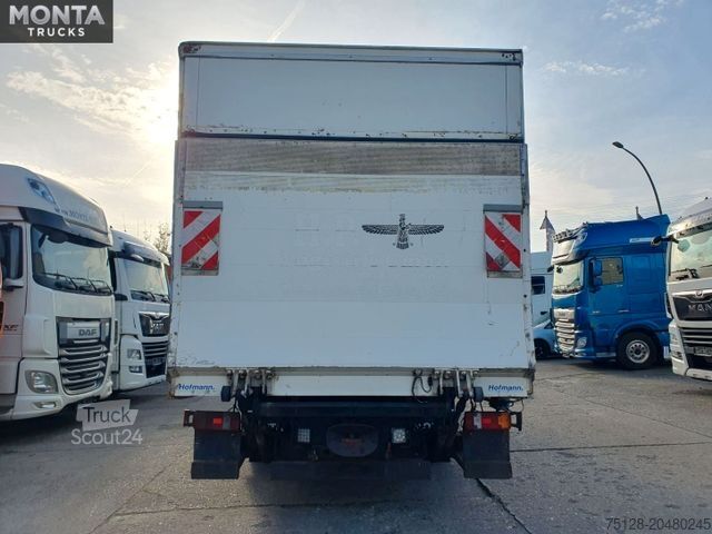 Vrachtwagen met bakwagen MAN TGL 8.180, Koffer, LBW, Schaltgetriebe,