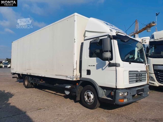 Vrachtwagen met bakwagen MAN TGL 8.180, Koffer, LBW, Schaltgetriebe,