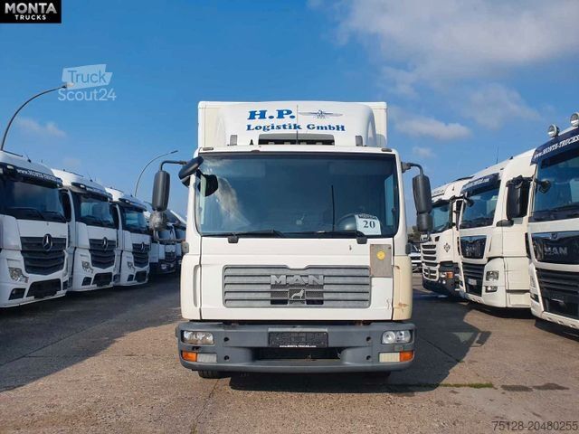 Vrachtwagen met bakwagen MAN TGL 8.180, Koffer, LBW, Schaltgetriebe,