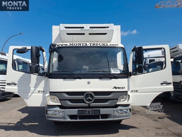 Kylskåpsbil MERCEDES-BENZ Atego 816L, Kühlkoffer, Euro5, Klima, LBWTüv