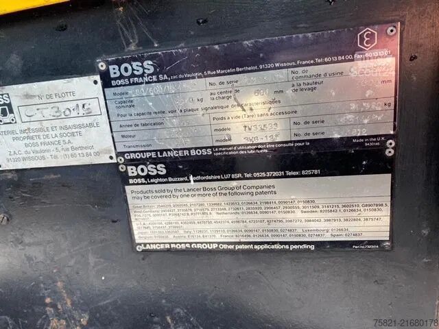 Carrello elevatore Steinbock Boss 080/60DM