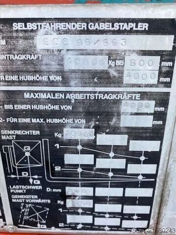 Chariot élévateur latéral Fantuzzi S100 Zijlader / Side loader