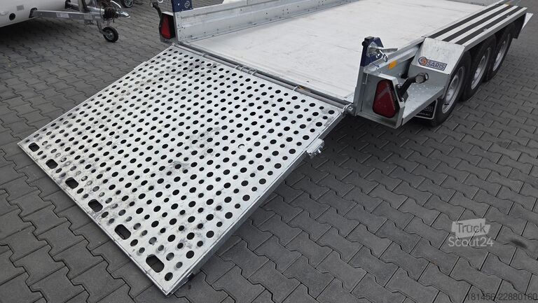 Zemiekrāvēja celtniecības tehnika Saris Magnum Tridem 3500kg Aluboden