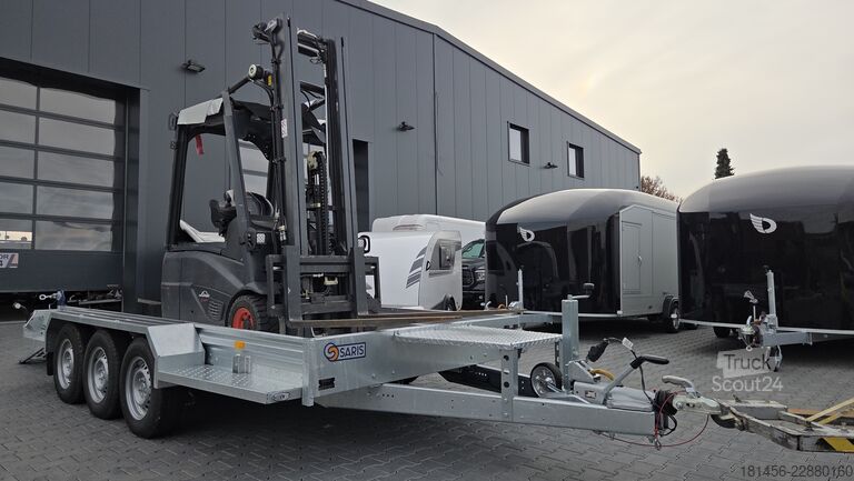 Zemiekrāvēja celtniecības tehnika Saris Magnum Tridem 3500kg Aluboden