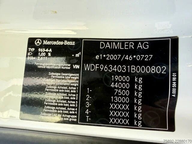 Standard-SZM Mercedes-Benz Actros 1843 StreamSpace 2,30 / Euro6 / 357 tkm