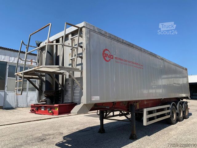 επικαθήμενο ανατρεπόμενο M&V 50m³ - Full Aluminium - Kombiklappe