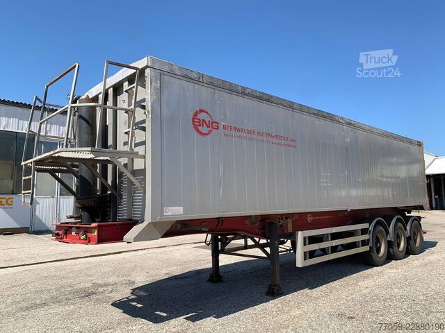 επικαθήμενο ανατρεπόμενο M&V 50m³ - Full Aluminium - Kombiklappe