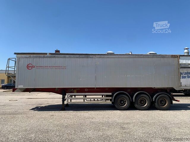 επικαθήμενο ανατρεπόμενο M&V 50m³ - Full Aluminium - Kombiklappe