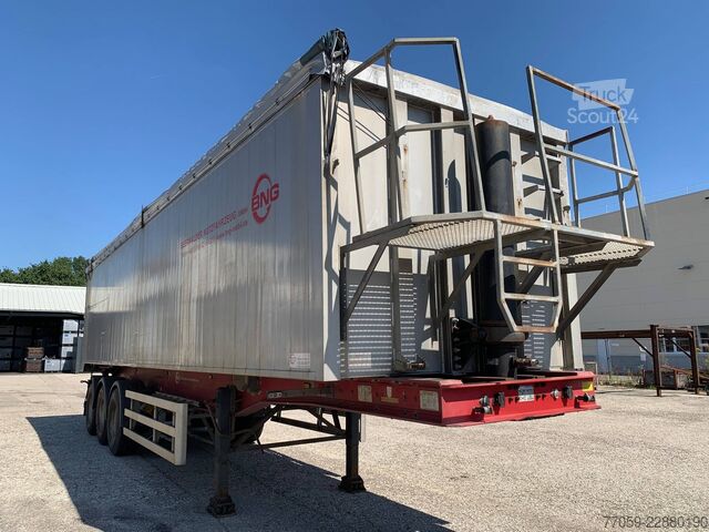 επικαθήμενο ανατρεπόμενο M&V 50m³ - Full Aluminium - Kombiklappe